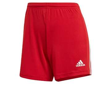adidas Women's Squadra 21 Shorts, Team Power Red/White, Small
