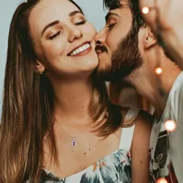 FANCIME February Birthstone Necklace for Women Amethyst Teardrop Necklace S925 Sterling Silver Infinity Love Birthday Gifts for Mom Women, 16"+2" Inches