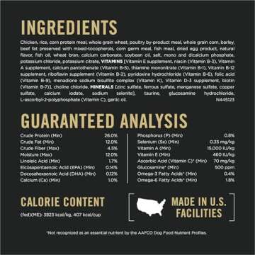 Purina Pro Plan High Protein, Digestive Health Large Breed Dog Food Dry, Chicken and Rice Formula - 47 lb. Bag