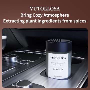 Car Diffuser Air Freshener Balm,Air Fresheners Car Scents Car Diffuser Accessories Daily Serenity + Calm