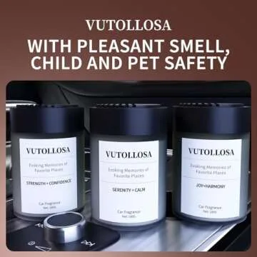 Car Diffuser Air Freshener Balm,Air Fresheners Car Scents Car Diffuser Accessories Daily Serenity + Calm