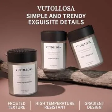 Car Diffuser Air Freshener Balm,Air Fresheners Car Scents Car Diffuser Accessories Daily Serenity + Calm