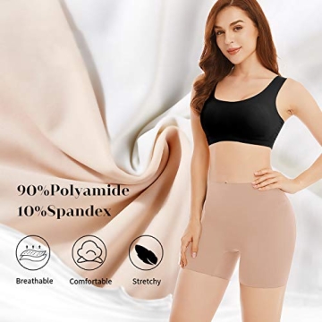 Comfortable Seamless Slip Shorts for Women Tummy Control