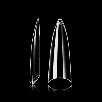VIVACE Clear Stiletto Nail Tips | Perfect for Salons and DIY Enthus