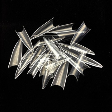 VIVACE Clear Stiletto Nail Tips | Perfect for Salons and DIY Enthus