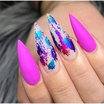 VIVACE Clear Stiletto Nail Tips | Perfect for Salons and DIY Enthus