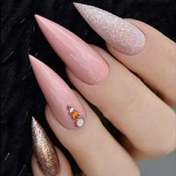 VIVACE Clear Stiletto Nail Tips | Perfect for Salons and DIY Enthus