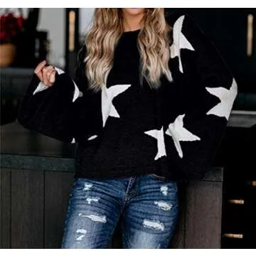 Stylish Color-Block Winter Sweater for Women