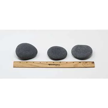 15 Premium Painting Rocks for Kindness Messages - Smooth Surface