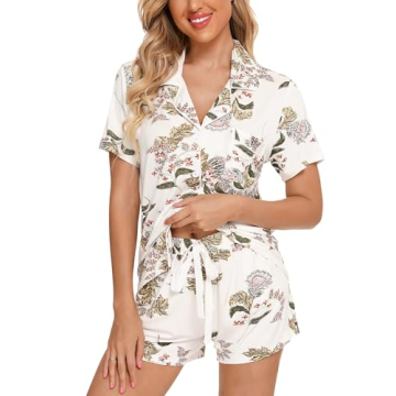 Leikar Soft Floral Pajama Set - Stylish Comfort for Women
