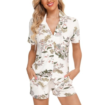 Leikar Soft Floral Pajama Set - Stylish Comfort for Women