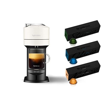 Nespresso Vertuo Next Coffee and Espresso Machine by De'Longhi, White, Compact, One Touch to Brew, S...