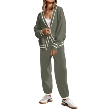 Stylish SAUKOLE Women's Two Piece Lounge Set for Comfort