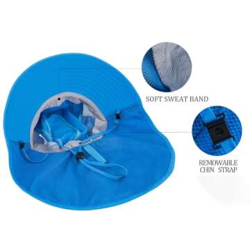 Kids Sun Hat UPF 50+ Protection for Beach and Outdoors