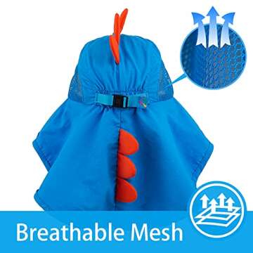 Kids Sun Hat UPF 50+ Protection for Beach and Outdoors