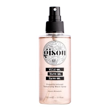 Gisou Propolis Infused Texturizing Wave Spray for Beautiful Beachy Waves and Volume