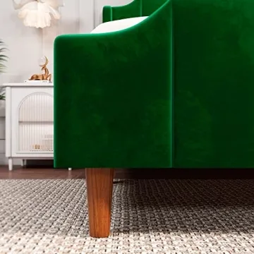 Allewie Queen Velvet Bed Frame - Stylish & Comfortable