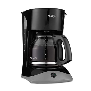 Mr. Coffee Black Coffee Maker 12 Cups Auto Pause and Carafe