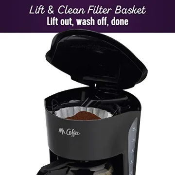 Mr. Coffee Black Coffee Maker 12 Cups Auto Pause and Carafe