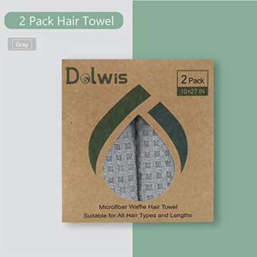 Microfiber Hair Drying Towel for Quick Drying and Care