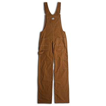 Liberty Washed Duck Bib Overalls for Women in Brown