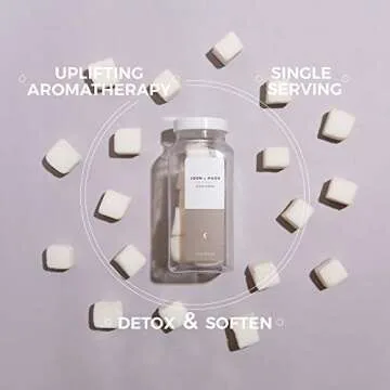 JOON X MOON Sugar Scrub (Coconut, 1 Pack), Exfoliating Body Scrub, Moisturizing Aloe and Shea Butter to Soften and Nourish Skin, Beauty and Self Care Essential, Single Use Scrub Cubes, 10 oz