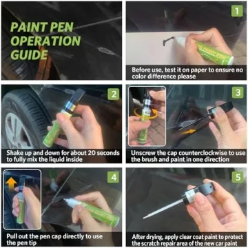 Black Touch Up Paint for Car Wheels - Gloss Finish