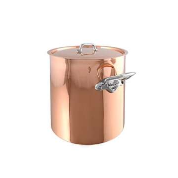 Mauviel M'Heritage Copper Stockpot, 10.5qt, Made in France