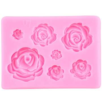 Bows Silicone Fondant Molds Set for Cake Decorating