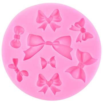 Bows Silicone Fondant Molds Set for Cake Decorating
