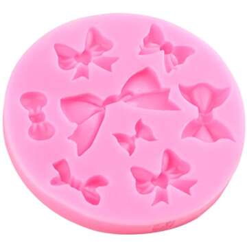 Bows Silicone Fondant Molds Set for Cake Decorating