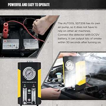 AUTOOL SDT206 Fuel Leak Diagnostic Tester for Vehicles