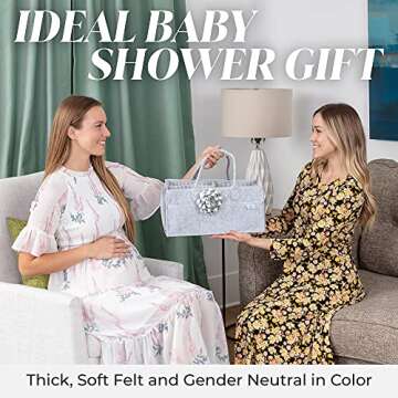 Infinite Lotus Baby Diaper Caddy Organizer for Diapers, Wipes and Other Nursery EssentialsPortable Diaper Caddy for Changing Table Organizer and Around the HouseDiaper Caddy Basket for Baby Shower