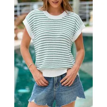Stylish EVALESS Women’s Sleeve Sweater Vest for Spring