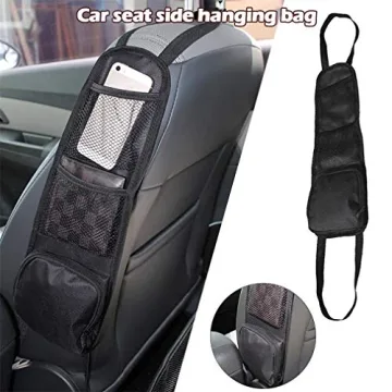 Top Car Seat Organizer with Multi-Pocket Design