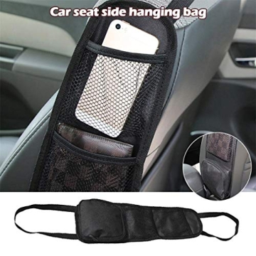 Top Car Seat Organizer with Multi-Pocket Design