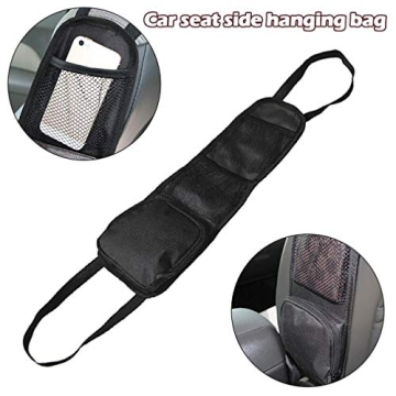 Top Car Seat Organizer with Multi-Pocket Design