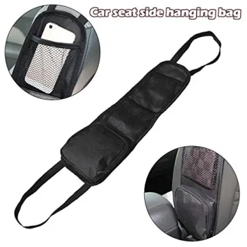 Top Car Seat Organizer with Multi-Pocket Design