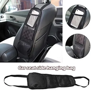 Top Car Seat Organizer with Multi-Pocket Design
