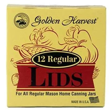 Golden Harvest Regular Canning Lids - 24 Durable Lids