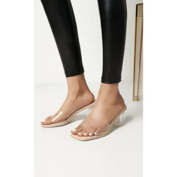 Vivianly Clear Heels Sandals for Elegant All-Day Comfort