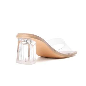 Vivianly Clear Heels Sandals for Elegant All-Day Comfort