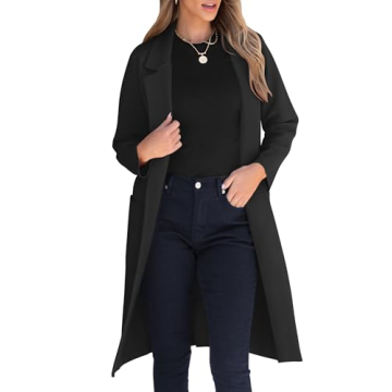 ANRABESS Women's Oversized Cardigan Blazer Fall Winter Coat