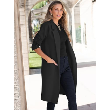 ANRABESS Women's Oversized Cardigan Blazer Fall Winter Coat