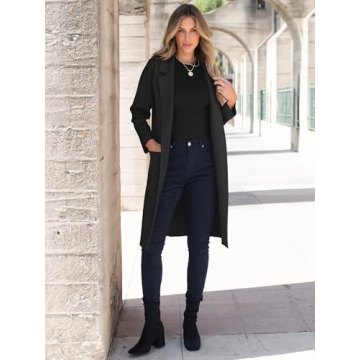 ANRABESS Women's Oversized Cardigan Blazer Fall Winter Coat
