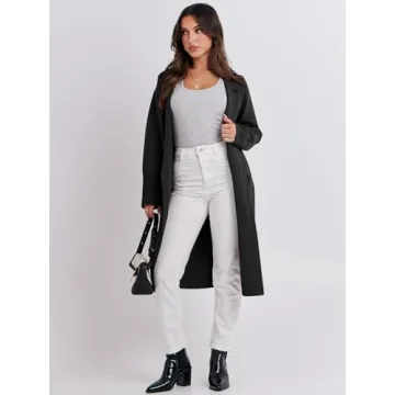 ANRABESS Women's Oversized Cardigan Blazer Fall Winter Coat