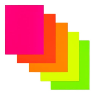 Hygloss Neon Poster Board 25 Sheets - Vibrant Colors