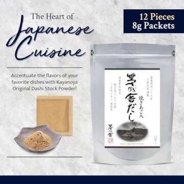 Kayanoya Dashi, Original Dashi Stock Powder, Dashi Powder with Superb Flavor from Bonito Flakes, Rou...