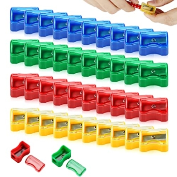 Faxco 96 PCS Colorful Pencil Sharpeners for Kids