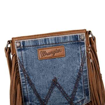 Montana West Wrangler Back Pocket Fringe Crossbody Bag